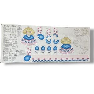 Vintage 90s Daisy Kingdom Starlight‎ Soft Doll Angel Plush Kit Fabric Panel #K9